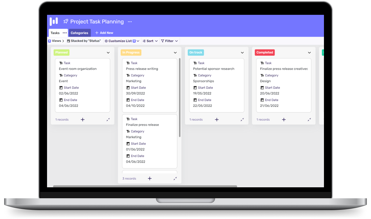 Retable Home Turn complex spreadsheets into smart database